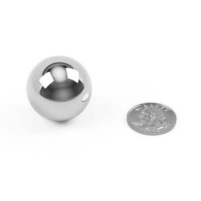 Two 1-1/4" Inch Chrome Steel Bearing Balls G25
