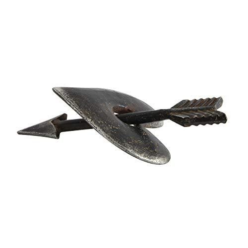 Creative Co-Op Cast Iron Heart & Arrow Decoration