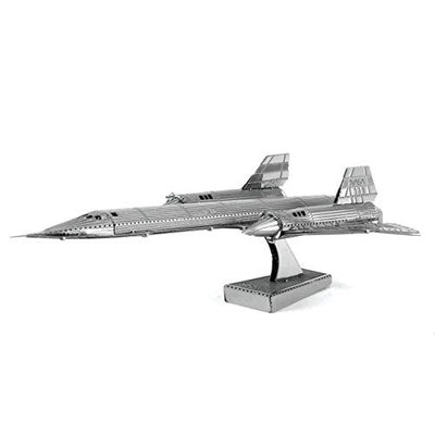 Fascinations Metal Earth 3D Metal Model Kits Lockheed Martin Set of 4 - SR-71 Blackbird - F-22 Raptor - F-35 Lightning II - F-117 Nighthawk