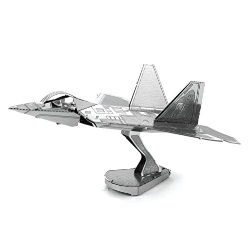 Fascinations Metal Earth 3D Metal Model Kits Lockheed Martin Set of 4 - SR-71 Blackbird - F-22 Raptor - F-35 Lightning II - F-117 Nighthawk