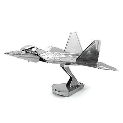 Fascinations Metal Earth 3D Metal Model Kits Lockheed Martin Set of 4 - SR-71 Blackbird - F-22 Raptor - F-35 Lightning II - F-117 Nighthawk