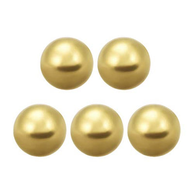 uxcell 15mm Precision Solid Brass Bearing Balls 5pcs