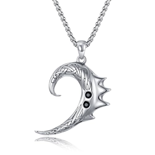 Guitar Pick Holder Necklace 925 Sterling Silver Abalone Music Note Necklace Celtic Knot Music Jewelry Birthday Gifts for Men Women Dad Boyfriend Guitar Players