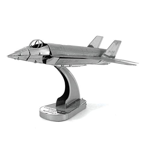 Fascinations Metal Earth 3D Metal Model Kits Lockheed Martin Set of 4 - SR-71 Blackbird - F-22 Raptor - F-35 Lightning II - F-117 Nighthawk