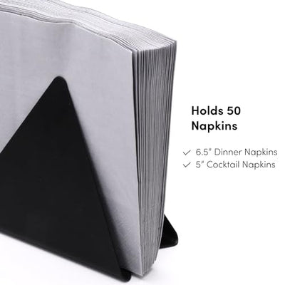 Napkin Holder, Self-Adjusting Paper Napkin Dispenser