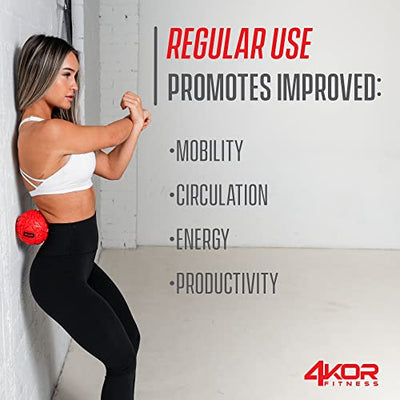 4kor massage ball set - trigger point ball - muscle relief