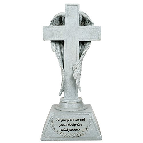 Roman Giftware Inc., Memorial Collection, 10.25" H Memorial Table Cross,Religious, Inspirational, Durable (4x4x10)
