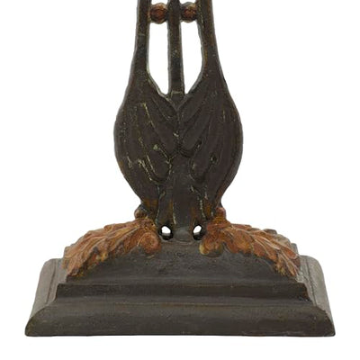 Deco 79 Metal Biblical Decorative Sculpture Cross Home Decor Statue, Accent Figurine 5" x 8" x 21", Copper