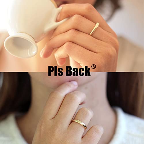 10 pcs dainty 14k gold rings