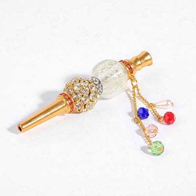 Hookah Tips Diamond Hookah Accessories Luxurious Cigarette Holder Hose Interface Accessories Metal Alloy Zircon Nozzle Creative Gift