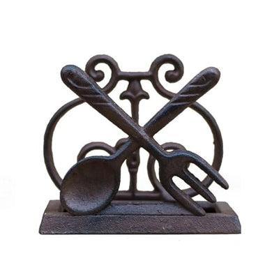 Exquisite Vintage Cast Iron Napkin Holder With Playful Standing Animal Motif - Elevate Elegance And Functionality In Your Table Setting (Tableware)