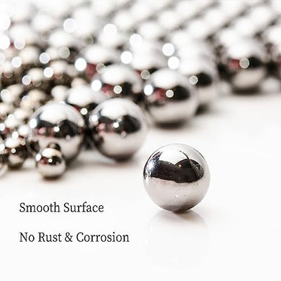 One Large 5" Inch Diameter Hardened Chrome Solid Steel Bearing Balls, Vigorous Precision Balls