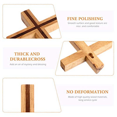 NOLITOY 1pc Cross Resin Crafts Light House Decorations for Home Wedding Decor Hanging Wall Decor Jesus Decor Stocking Stuffers Decoraciones Para Salas De Casa Altar Wood Large Suffering