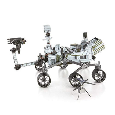 Fascinations Metal Earth Mars Rover Perseverance & Ingenuity Helicopter 3D Metal Model Kit