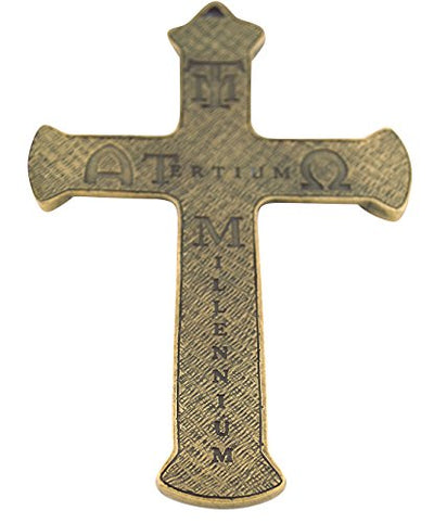 Italian Holy Trinity Crucifix Cross 6" Tall