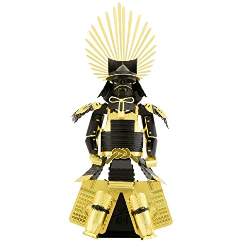 Fascinations Metal Earth 3D Metal Model Kits Armor Set of 4 - European Knight - Horse - Japanese Toyotomi - Chinese Ming