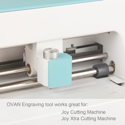 Engraving Tool for Cricut Joy/Joy Xtra Cutting Machine, OVAN Premium Carbide Steel Engraving Tip for Cricut Engraving Designs on Soft Metals, Leather, Acrylic, Plastic, and More