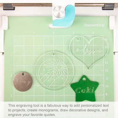 Engraving Tool for Cricut Joy/Joy Xtra Cutting Machine, OVAN Premium Carbide Steel Engraving Tip for Cricut Engraving Designs on Soft Metals, Leather, Acrylic, Plastic, and More