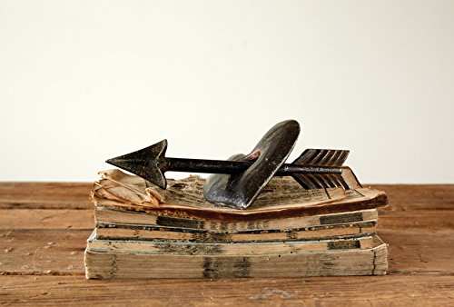 Creative Co-Op Cast Iron Heart & Arrow Decoration