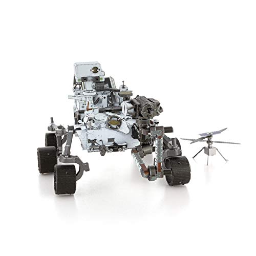 Fascinations Metal Earth Mars Rover Perseverance & Ingenuity Helicopter 3D Metal Model Kit