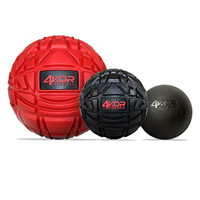 4kor massage ball set - trigger point ball - muscle relief
