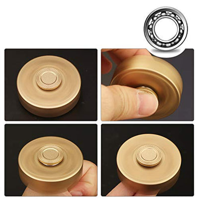 Cool Alloy Fidget Spinner Metal Toy for Kids Adults, Fidget Cube Chain Toys Small Sensory Gadget Finger Hand Spinner Focus Desk Spining Top Toy Party Favors Prizes Goody Bag Fillers Novelty Gift
