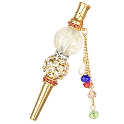 Hookah Tips Diamond Hookah Accessories Luxurious Cigarette Holder Hose Interface Accessories Metal Alloy Zircon Nozzle Creative Gift