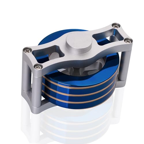 Desk-Kinetic-Toys Cool-Gadgets for Fidget: 20Mins Spinning-Tops, Cool-Stuff Figet Game for Adult Teen Children Kid, Optical-Illusion Stress Relief Gifts for Man Women Office School Home Christmas