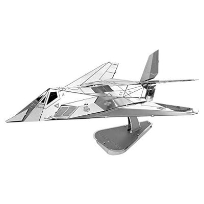Fascinations Metal Earth 3D Metal Model Kits Lockheed Martin Set of 4 - SR-71 Blackbird - F-22 Raptor - F-35 Lightning II - F-117 Nighthawk