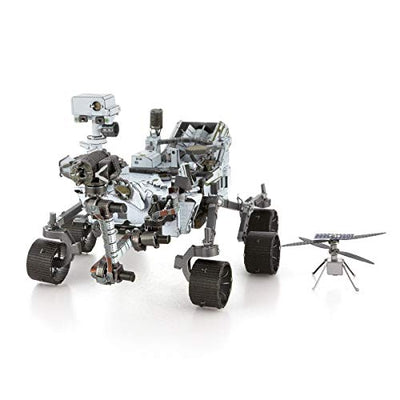 Fascinations Metal Earth Mars Rover Perseverance & Ingenuity Helicopter 3D Metal Model Kit