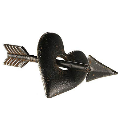 Creative Co-Op Cast Iron Heart & Arrow Decoration