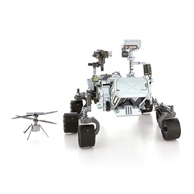 Fascinations Metal Earth Mars Rover Perseverance & Ingenuity Helicopter 3D Metal Model Kit