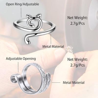 adjustable knitting ring protects