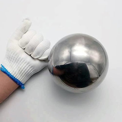 One Large 5" Inch Diameter Hardened Chrome Solid Steel Bearing Balls, Vigorous Precision Balls