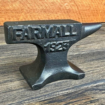 Farmall Tractors 1923 Cast Iron Anvil With Handcrafted Antique Finish
