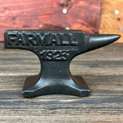 Farmall Tractors 1923 Cast Iron Anvil With Handcrafted Antique Finish
