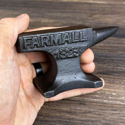 Farmall Tractors 1923 Cast Iron Anvil With Handcrafted Antique Finish