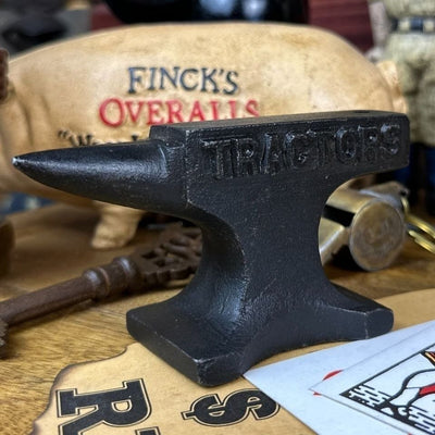 Farmall Tractors 1923 Cast Iron Anvil With Handcrafted Antique Finish