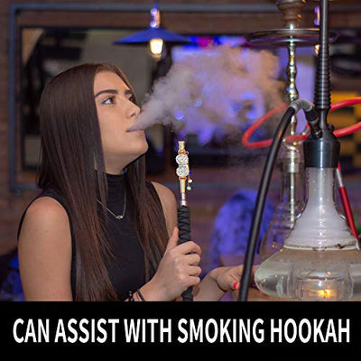 Hookah Tips Diamond Hookah Accessories Luxurious Cigarette Holder Hose Interface Accessories Metal Alloy Zircon Nozzle Creative Gift