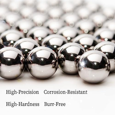 One Large 5" Inch Diameter Hardened Chrome Solid Steel Bearing Balls, Vigorous Precision Balls