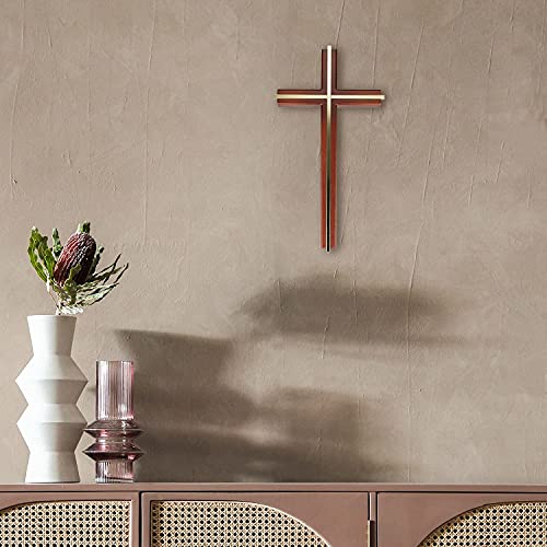 Wall Cross, Catholic Wooden Hanging Crosses for Wall Decor, 10 Inch