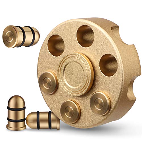 Cool Alloy Fidget Spinner Metal Toy for Kids Adults, Fidget Cube Chain Toys Small Sensory Gadget Finger Hand Spinner Focus Desk Spining Top Toy Party Favors Prizes Goody Bag Fillers Novelty Gift