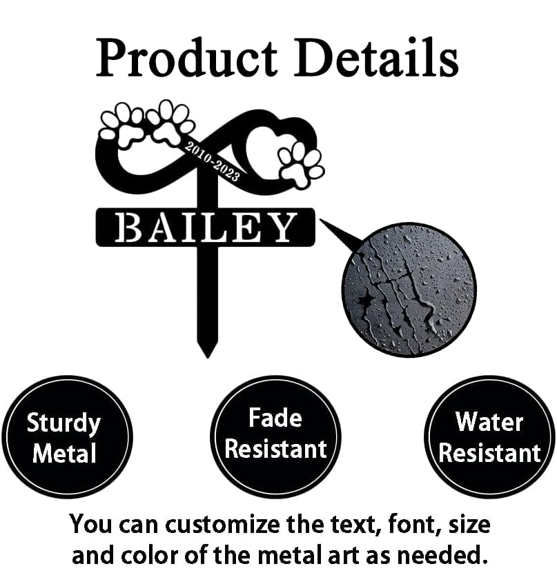 Custom Photographer Yard Sign Stake, Personalized Photography Metal Monogram Outdoor Lawn Decor, House Address Number Garden Decoration