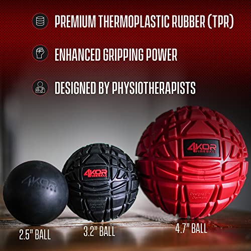4kor massage ball set - trigger point ball - muscle relief