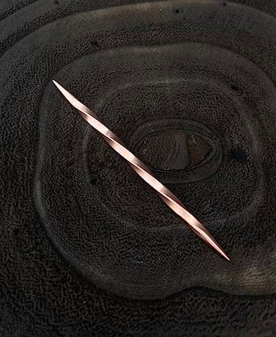 Copper Cowboy Toothpick - Metal Toothpick Hat Pin