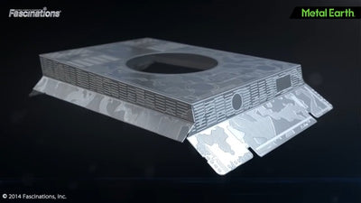 Fascinations Metal Earth 3D Model Kits Star Wars Set of 2 Millennium Falcon & R2-D2