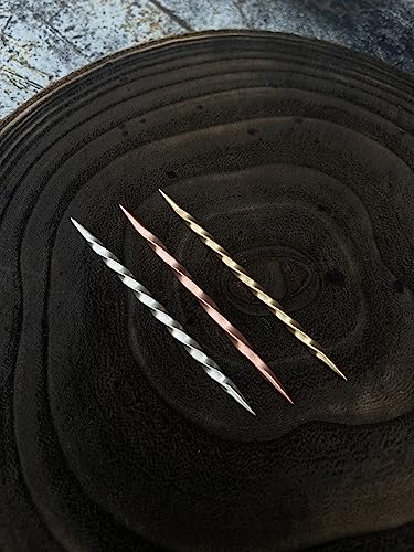 Copper Cowboy Toothpick - Metal Toothpick Hat Pin