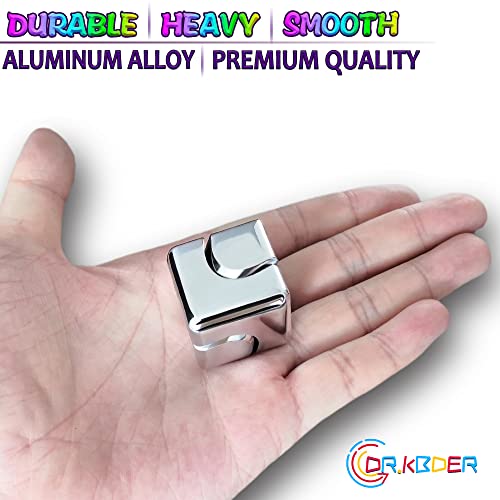 Fidget Spinner Toys Cube Adults, Easter Basket Stuffers for Teens Metal EDC Cool Desk Gadgets Office Toys Small Anxiety Figette Sensory Toy, ADHD Tool Fingears Figet Stress Valentine Gift for Boys
