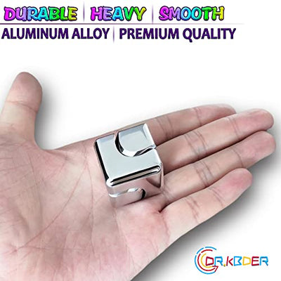 Fidget Spinner Toys Cube Adults, Easter Basket Stuffers for Teens Metal EDC Cool Desk Gadgets Office Toys Small Anxiety Figette Sensory Toy, ADHD Tool Fingears Figet Stress Valentine Gift for Boys