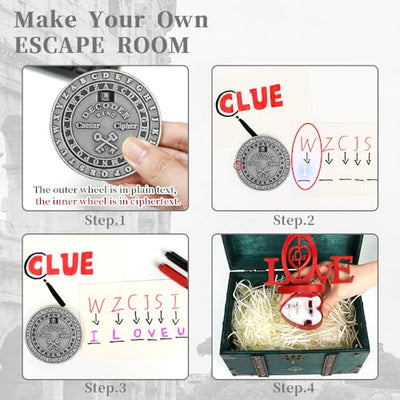 Fidget Toys Adults Brain Teaser Puzzles Fidget Spinners Metal Anxiety Stress Relief Toy Mind Puzzles Escape Room Game ADHD Autism Fidget Sensory Toys Office Desk Toy (Sliver)